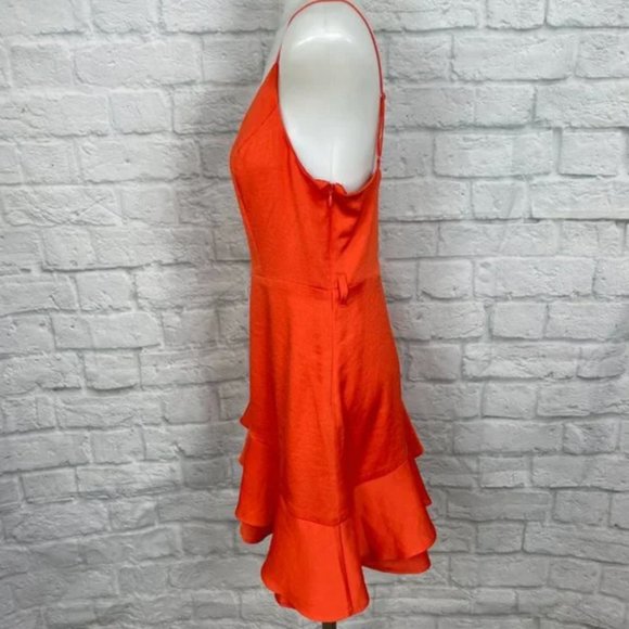 Express | NWT Ruffle Wrap Front Skort Romper - Picture 10 of 17